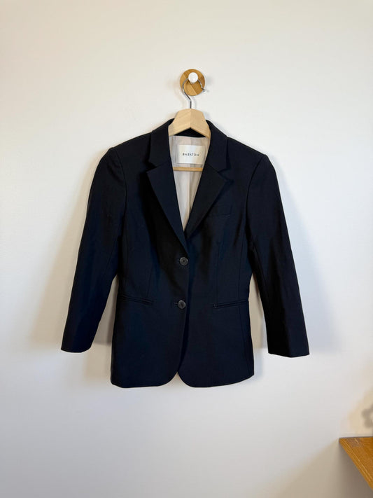 Babaton "Alvaro Jacket Blazer in Black" (Size 2)