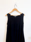 Kaliyana Canadian Slow Fashion Linen Midi Dress in Black (Size S-L)