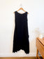 Kaliyana Canadian Slow Fashion Linen Midi Dress in Black (Size S-L)