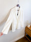 Judith & Charles "Roccoco Linen Blend Blazer in White" NWT (Size 12)