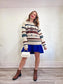 Vintage Chunky Knit Wool Sweater (Size L)