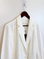 Judith & Charles "Roccoco Linen Blend Blazer in White" NWT (Size 12)