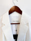 Judith & Charles "Roccoco Linen Blend Blazer in White" NWT (Size 12)