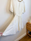 Madewell "Eyelet Tassel-Tie Mini Dress in Ivory" (Size 12)