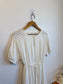 Madewell "Eyelet Tassel-Tie Mini Dress in Ivory" (Size 12)