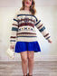 Vintage Chunky Knit Wool Sweater (Size L)