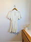 Madewell "Eyelet Tassel-Tie Mini Dress in Ivory" (Size 12)