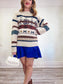 Vintage Chunky Knit Wool Sweater (Size L)