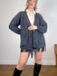 Hansel from Basel Slow Fashion "Sasha Alpaca Cardigan in Navy" (Size M/L)