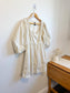 Gap Babydoll Puff Sleeve Mini Dress in Beige (Size L)