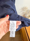 J.Crew "Embroidered Linen Blend Cover Up Tunic Dress in Navy"