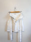 Reformation White Linen Paper Bag Mini Skirt in White (Size S/M)