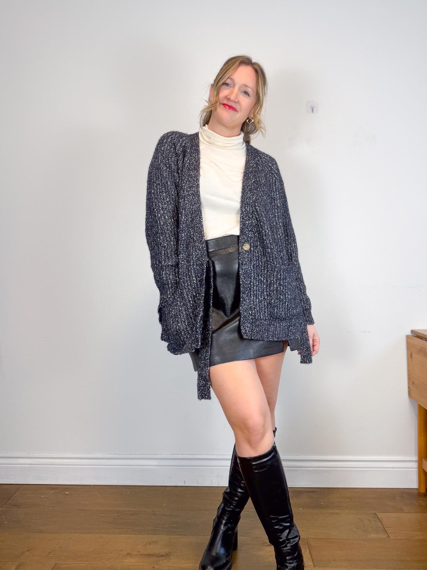 Everlane "The Air Turtleneck in Cream" (Size L)