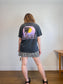 ALLSAINTS Oversized Tropical Print T-Shirt in Grey (Size XL)