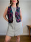 Vintage Floral Vest (Size XL)