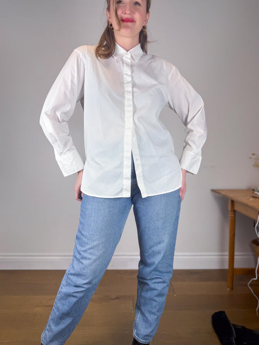 Kit & Ace White Blouse (Size M/L)