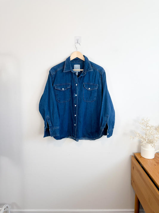 Part Two Denim Button Down (Size M)