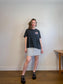 ALLSAINTS Oversized Tropical Print T-Shirt in Grey (Size XL)
