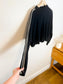 360 Sweater "Essie Sweater in Black with Arm Stripe" (Size XS-M