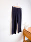 Eileen Fisher "Flex Tencel Ponte Straight Pant in Black" (Size M)