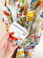Ryerson School of Fashion Starfish & Seashell Print Halter Mini Dress (Size S/M)