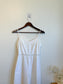 Club Monaco Wide Leg Jumpsuit with Red Floral Embroidery (Size S)