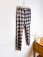 InWear "JannahIW Pant in Black/White Plaid" (Size 6)