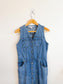 Vintage Denim Sleeveless Dress (Size S)