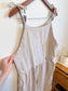 Shelter Slow Fashion Linen Overalls in Grey (Size L/XL)