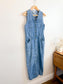 Vintage Denim Sleeveless Dress (Size S)