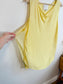 3.1 Phillip Lim Designer Silk Sleeveless Blouse in Butter Yellow (Size 10)