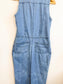 Vintage Denim Sleeveless Dress (Size S)