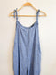 Smash & Tess Blue Floral "Jillyalls" Romper (Size M)