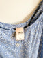 Smash & Tess Blue Floral "Jillyalls" Romper (Size M)
