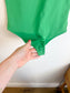 Babaton Contour Crew Bodysuit in Kelly Green (Size M)