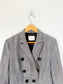 Dorothee Schumacher Double Breasted Blazer in Grey Plaid (Size S)
