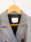 Dorothee Schumacher Double Breasted Blazer in Grey Plaid (Size S)