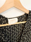 Auguste "Bella Frill Play Dress in Black/White Floral" (Size S)