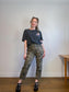 ALLSAINTS Oversized Tropical Print T-Shirt in Grey (Size XL)