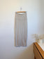 BLEUSALT Sustainable  "The Tube Skirt in Sand" (Size S)