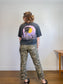 ALLSAINTS Oversized Tropical Print T-Shirt in Grey (Size XL)