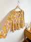 J.Crew Lightweight Silk Blend Blouse in Pastel Floral (Size M)