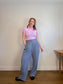 Abercrombie Curve Love Sloane Tailored Pant in Blue SOLD AS IS (Size 32)