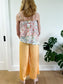 Tangerine Satin Wide Leg Pants (Size S)