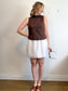 Babaton Sleeveless Mockneck Top in Brown (Size M)
