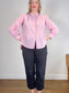 XIRENA "Gillian Ruffle Shirt Small in Rose Mallow" (Size XS-M)