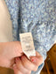 Wilfred "Tempest Sleeveless Mini Dress in Blue Floral" (Size XL)