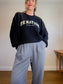 PE NATION Crewneck in Navy (Size XS-M)