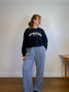 PE NATION Crewneck in Navy (Size XS-M)