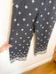 Rachel Zoe Embroidered Wide Leg Linen Pants in Black (Size 12)